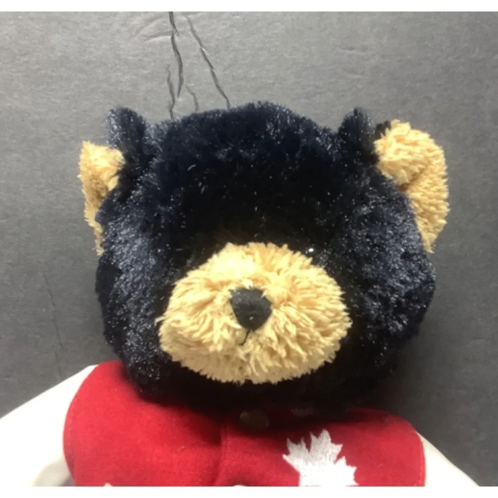 Creature Comforts Plush Toys Canada Black Bear Varsity Jacket 12